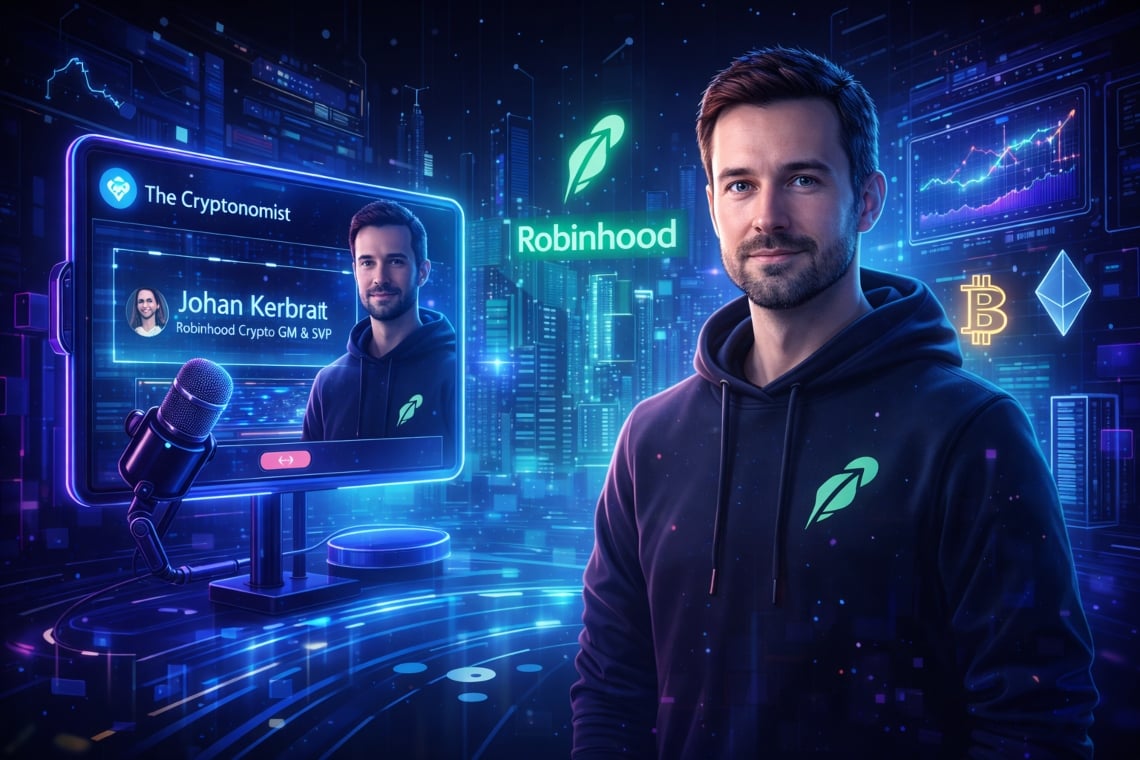 The Cryptonomist ha intervistato Johann Kerbrat, GM e SVP di Robinhood Crypto, per discutere dell’anno di Robinhood nel settore crypto e dei piani futuri dell’azienda