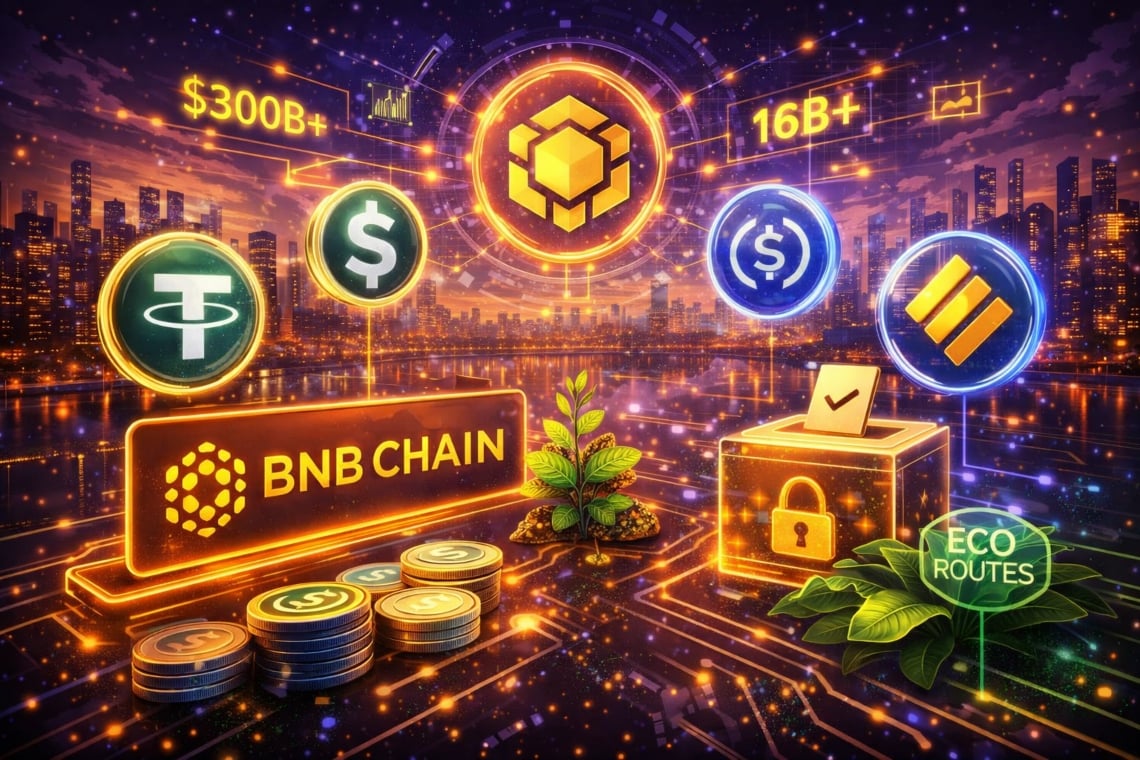 BNB Chain: la nuova frontiera delle stablecoin con Eco Routes