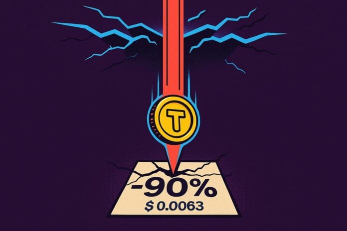 TAC token price drop